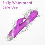 Vibrator Rabbit Mov din Silicon Medical cu Stimulare Duală Intensă - imagine 2