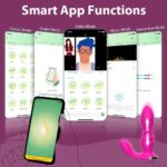 Vibrator Dual Rabbit din Silicon Medical cu Vibrații Multiple - imagine 4