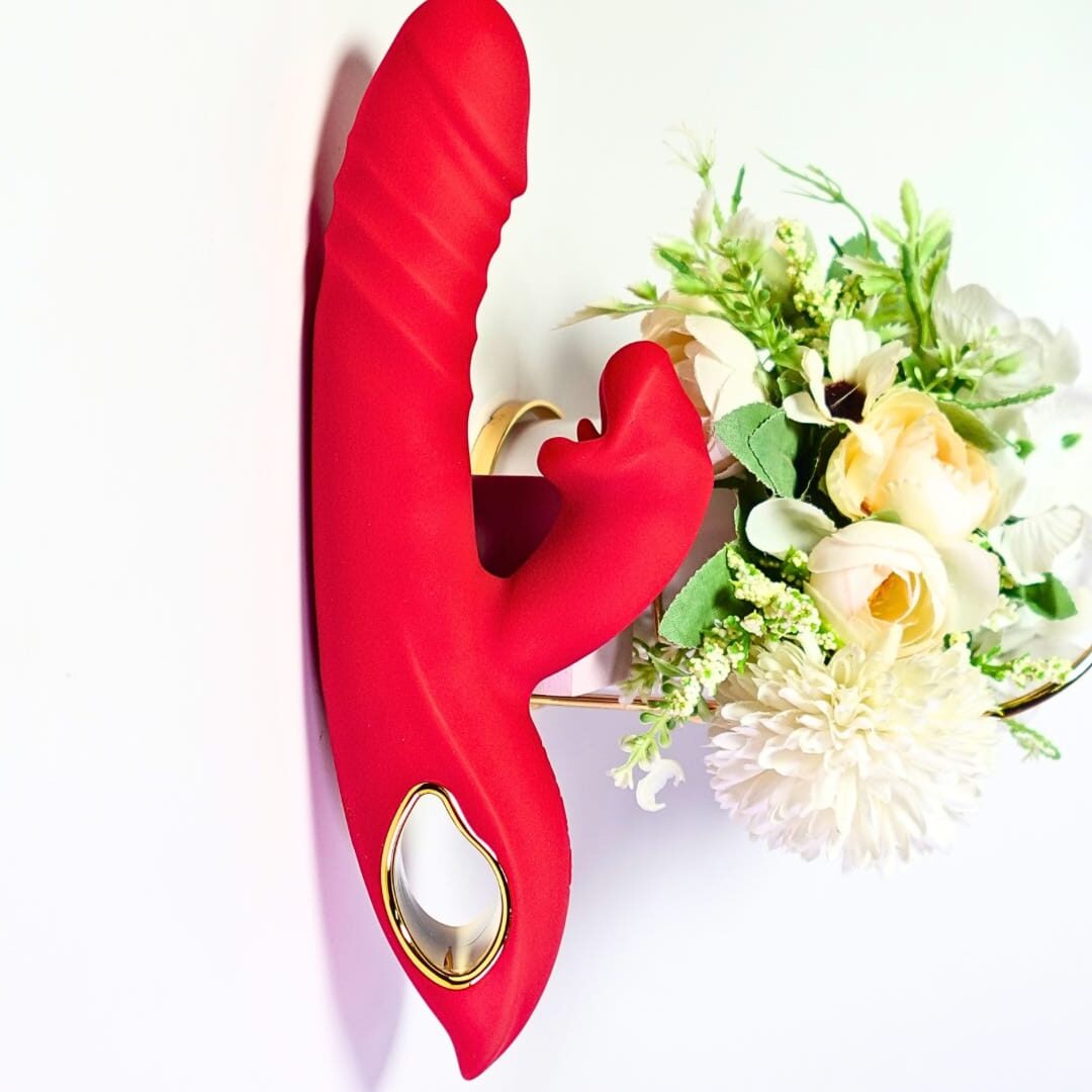Double Vibrator 1 SP.00011 Vibrator Rabbit Elegant Silicon Premium Reîncărcabil cu Stimulator Clitoridian - imagine 1