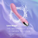 Vibrator Elegant Curbat din Silicon Reîncărcabil cu Vibrații Multiple - imagine 2