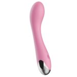 Vibrator Elegant Curbat din Silicon Reîncărcabil cu Vibrații Multiple