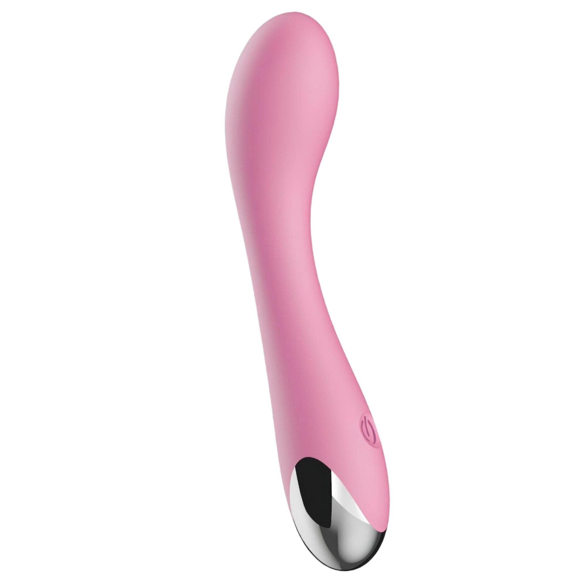 Lovely Vibrator Roz SP.00061 -SP.00062 Vibrator Elegant Curbat din Silicon Reîncărcabil cu Vibrații Multiple - imagine 1