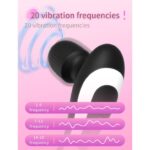 Vibrator Electric Reîncărcabil pentru Corp cu Vibrații Multiple și Display LED - imagine 3