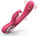 Vibrator Rabbit Elegant din Silicon Medical cu Stimulare Duală - imagine 6